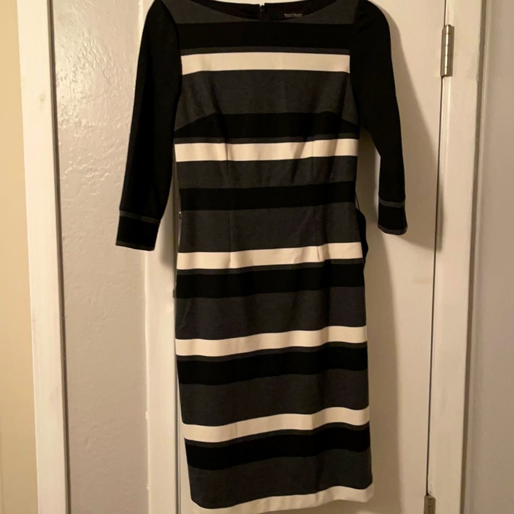 White House black market quarter sleeve dress